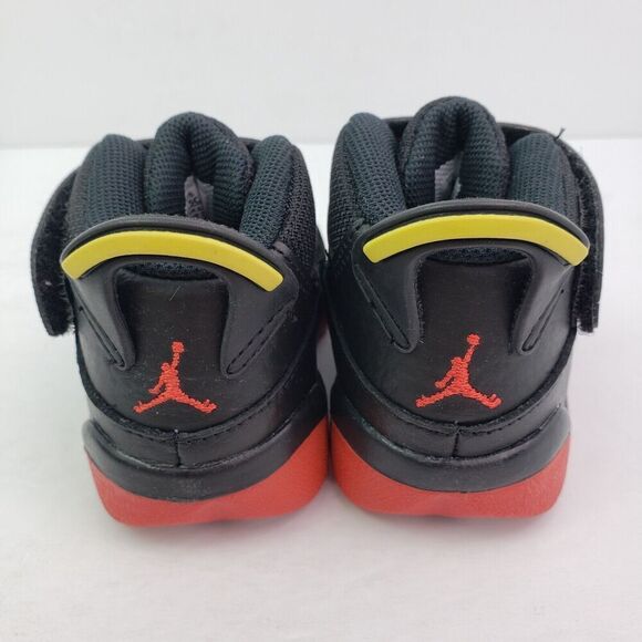 Nike Air Jordan 6 Rings TD Toddler Size 5c Black University Red Sneaker Shoes - Picture 6 of 10